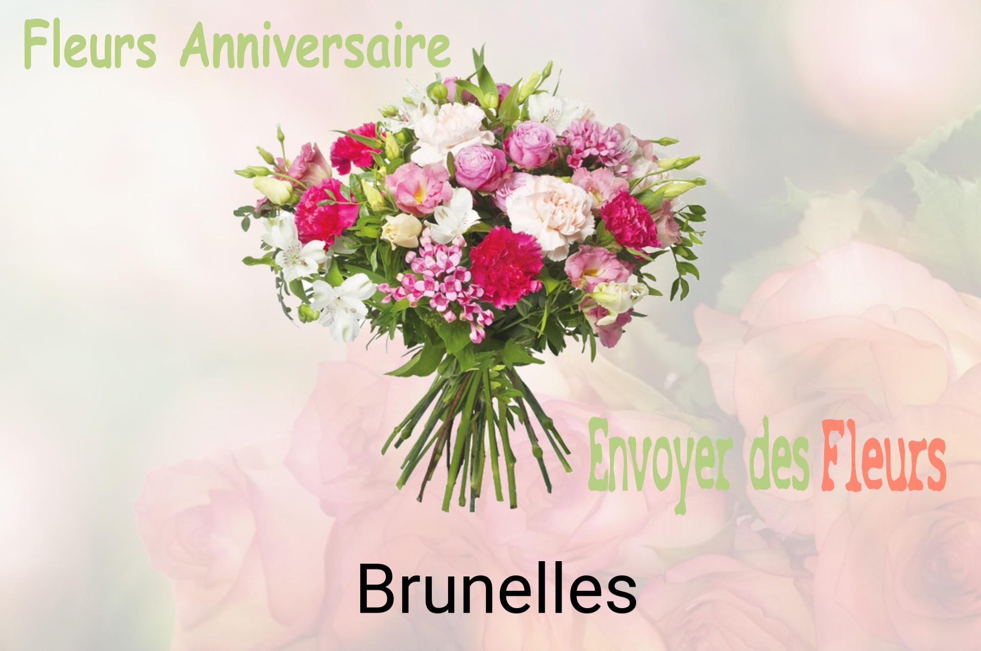 Bouquet de fleurs d’anniversaire livré à Brunelles